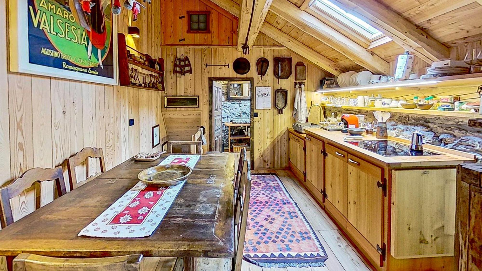 Вилла Ca' Scocc, Antica Casa Di Montagna In Valsesia Mollia Экстерьер фото