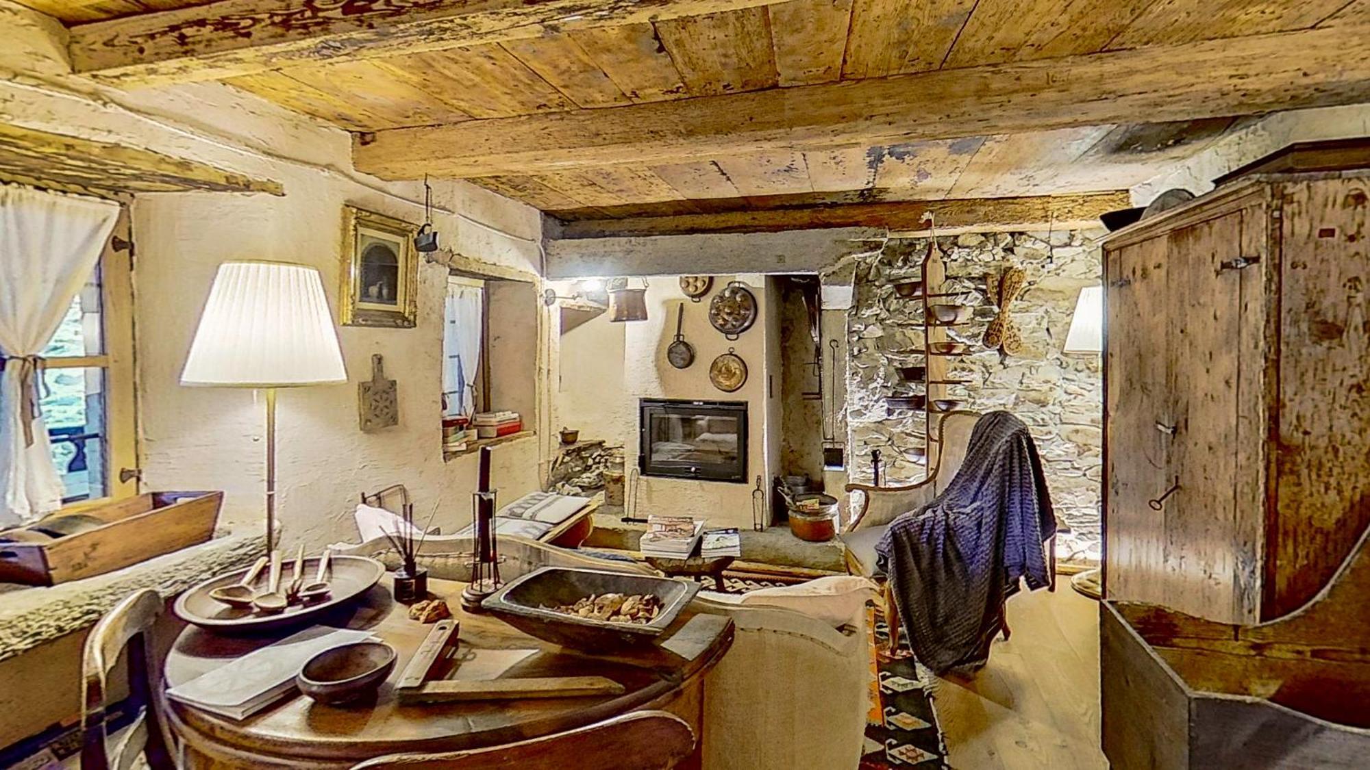 Вилла Ca' Scocc, Antica Casa Di Montagna In Valsesia Mollia Экстерьер фото