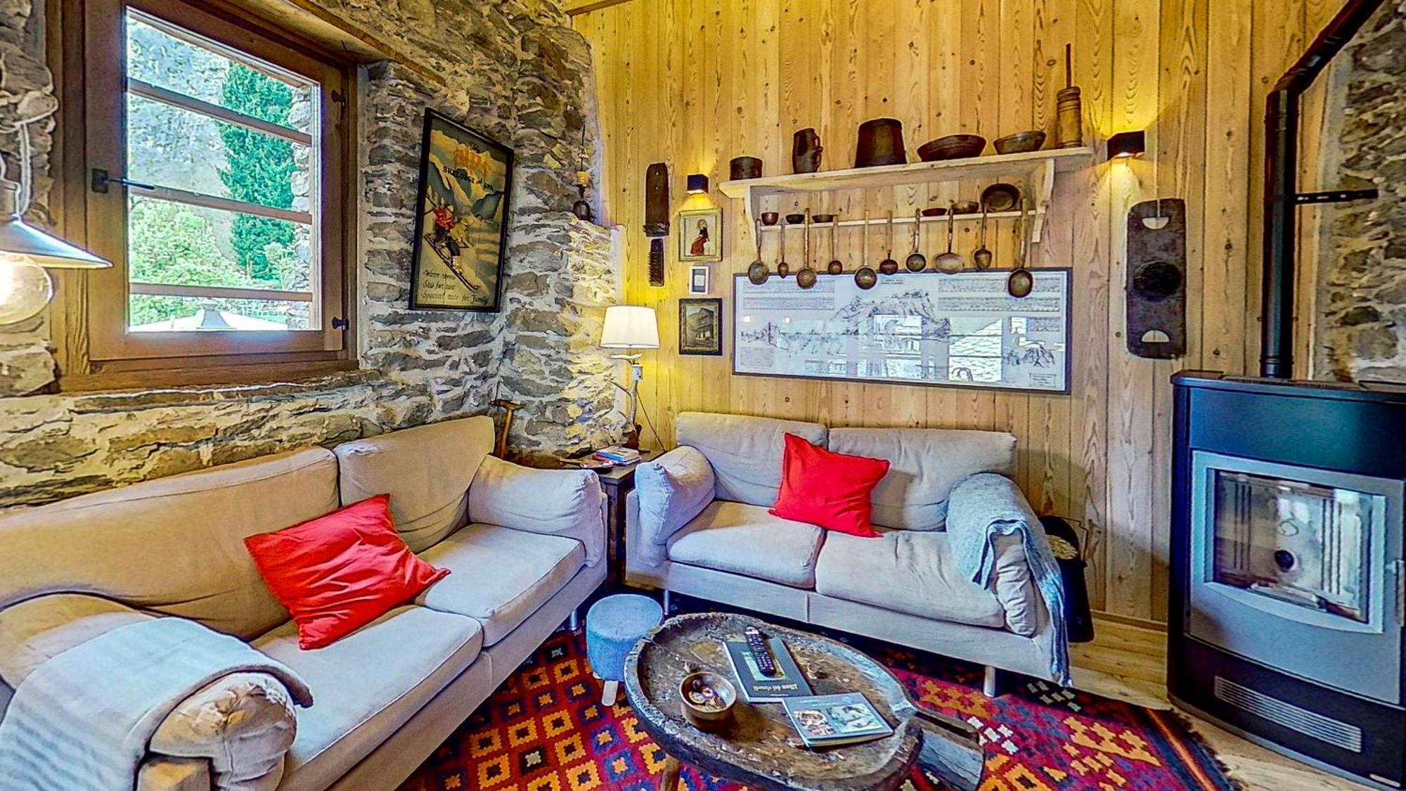 Вилла Ca' Scocc, Antica Casa Di Montagna In Valsesia Mollia Экстерьер фото