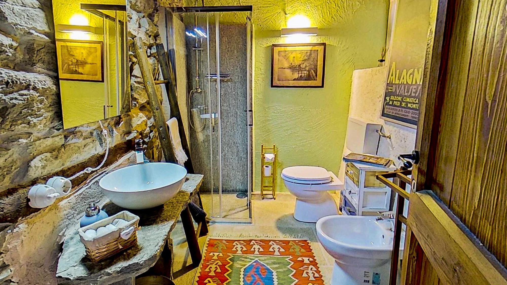 Вилла Ca' Scocc, Antica Casa Di Montagna In Valsesia Mollia Экстерьер фото