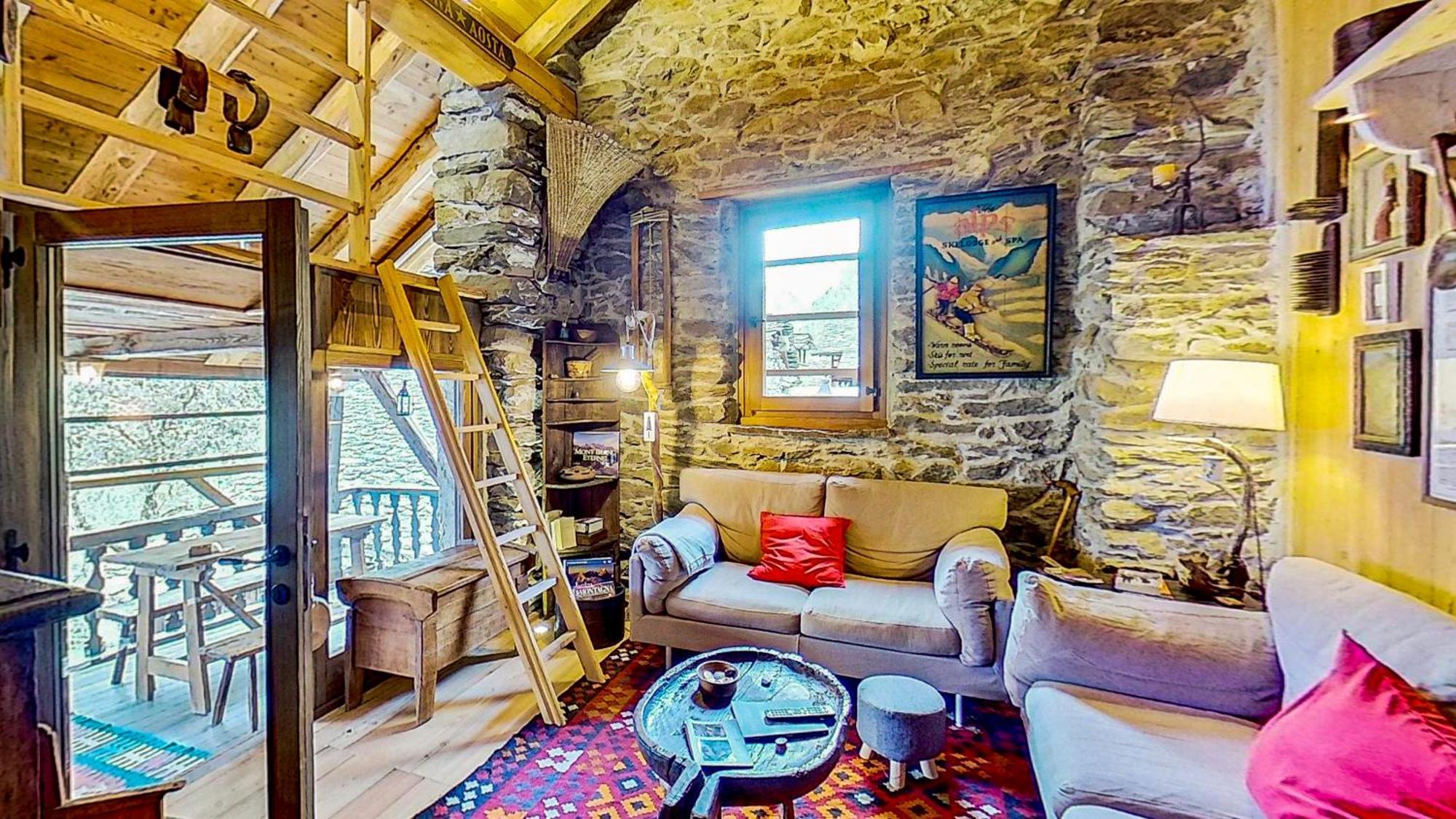 Вилла Ca' Scocc, Antica Casa Di Montagna In Valsesia Mollia Экстерьер фото
